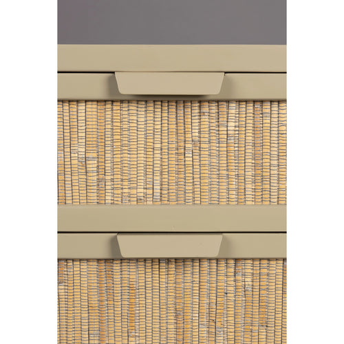 Dutchbone Yasu Bijzettafel/ Nachtkastje Beige - vtwonen shop