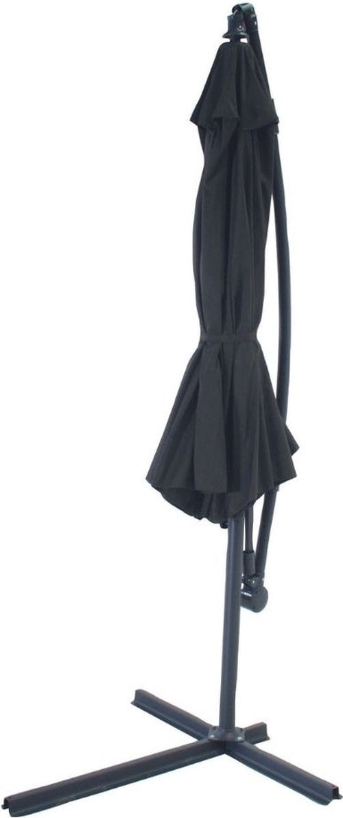 SenS-Line - Menorca Parasol Black Ø300 Cm - Zwart