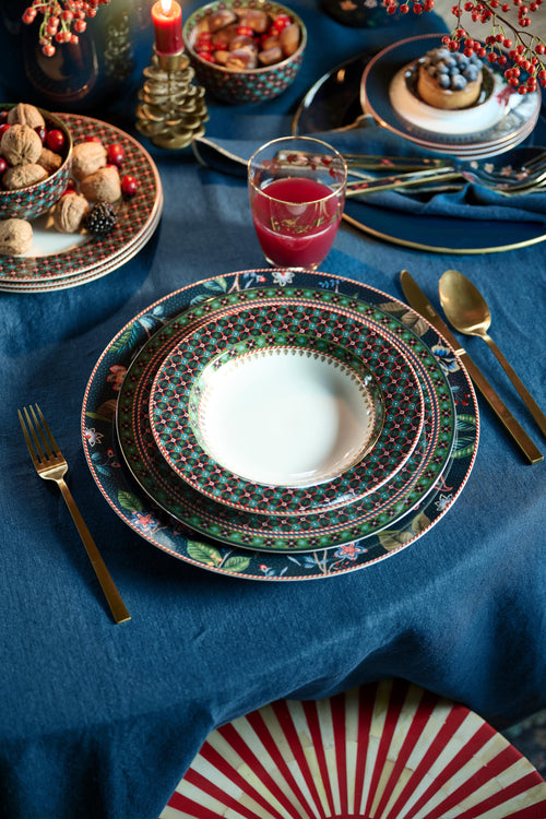 Pip Studio - Berry Blues - Dinerbord - 26,5cm
