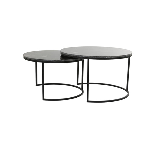 Light & Living tafel  - bruin - 75x75x45.5 cm