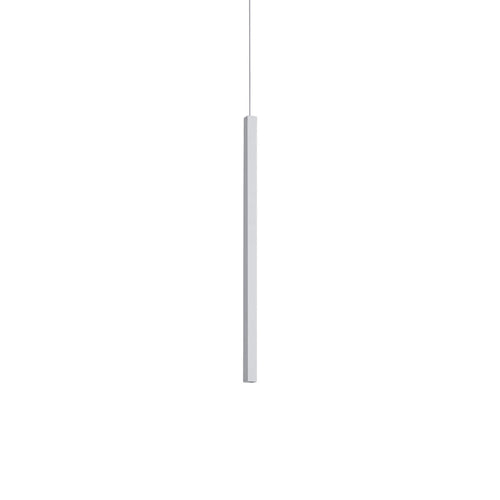 Ideal Lux LOOK Vierkante, slanke hanglamp voor aan het plafond, wit, 1x LED 220lm 3000K