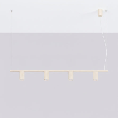Sollux Lighting Kroonluchter RAYO 4 beige - 122x6x208cm