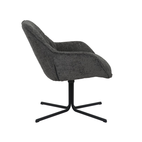 Starfurn  fauteuil Mila - grijs - 77x80x52cm