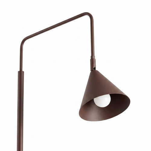 Sollux Lighting Vloerlamp NOX bruin - 30x30x165cm