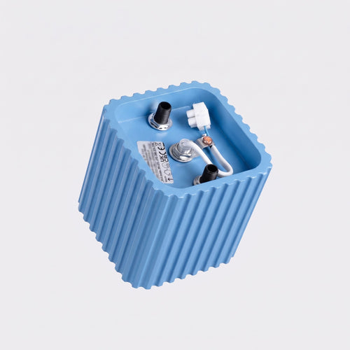 Sollux Lighting Plafondlamp RIFF 1 azuurblauw GU10 - 10x10x10cm