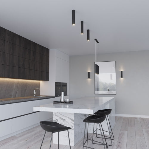 Sollux Lighting Hanglamp LAGOS 2 zwart - 30x6x90cm