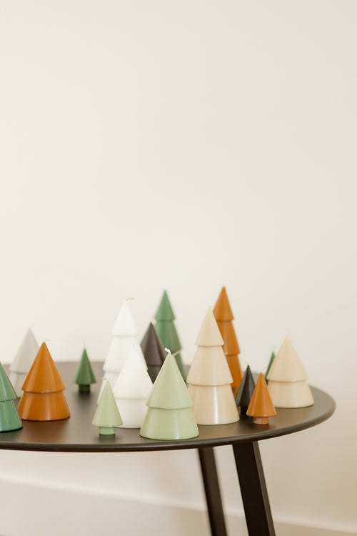 Originalhome dennenboom kaars - lichtgroen -  M - set van 2 - vtwonen shop