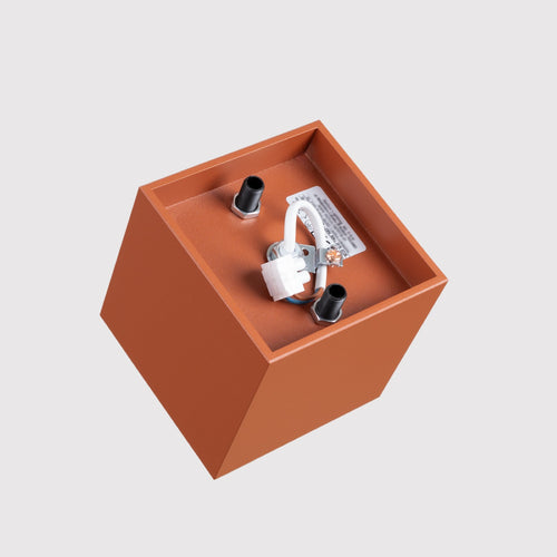 Sollux Lighting Plafondlamp QUAD 1 rode oker - 10x10x10cm