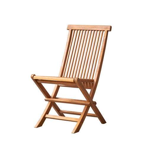 Tikamoon Set van 2 massief acaciahouten tuinstoelen - Bruin - vtwonen shop