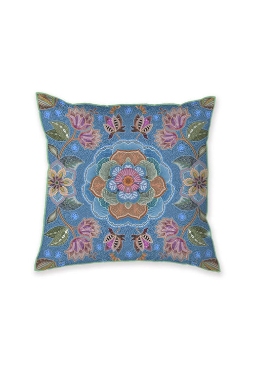Pip Studio decoratiekussen Matata Square - 35x60 cm - blauw - vtwonen shop