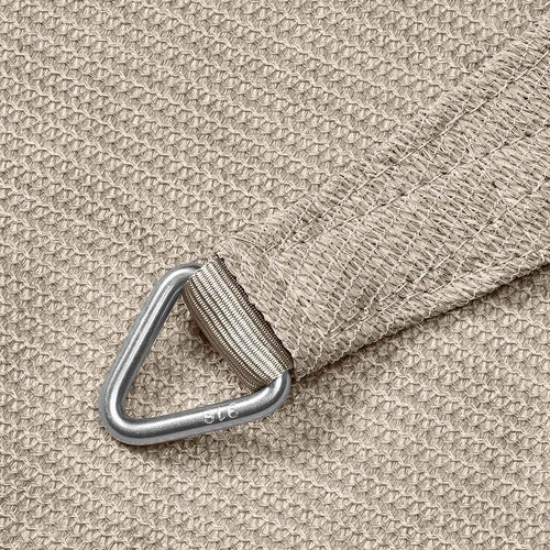 Platinum schaduwdoek Coolfit greige driehoek 5 x 5 x 5 m - vtwonen shop