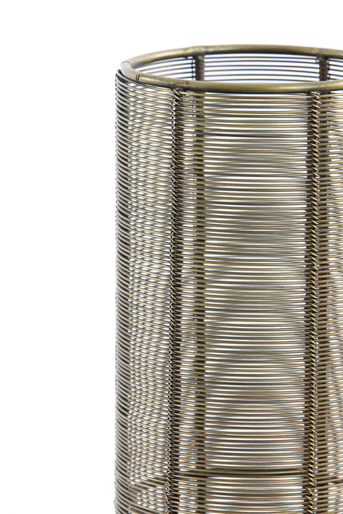 Light & Living tafellamp LEZUZA  - 13.5x13.5x49.5cm - brons - vtwonen shop