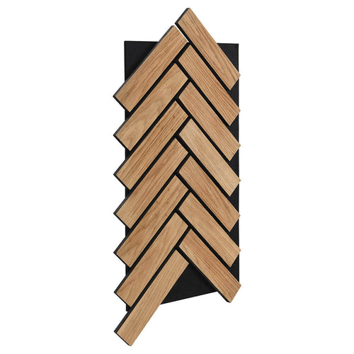 HOME DELUXE - Akoestisch paneel visgraatlook Geolied Eiken 80 x 40 cm