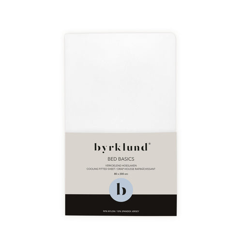 Byrklund - Hoeslaken Jersey - 160x220 cm - Wit