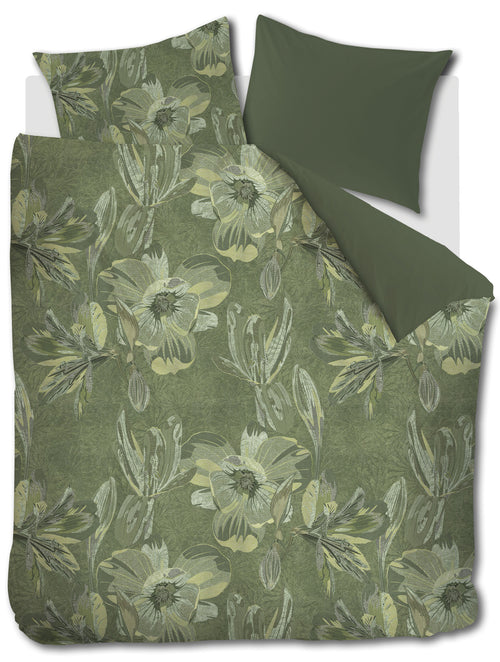 Kardol Dekbedovertrek Symbiose - 200 x 200/220 cm - Groen