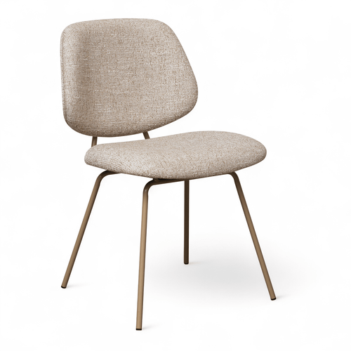Furnhouse eetkamerstoel Sofia - Beige - Stof (Bouclé) - Set van 6