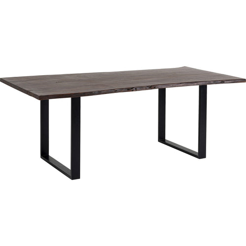 Kare Design Eettafel Harmony 180x90cm walnoot zwart