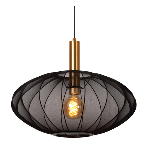 Lucide hanglamp CORINA - 1xE27 - Zwart - vtwonen shop