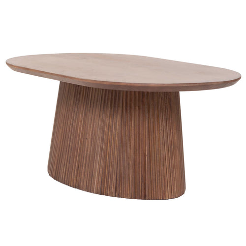 Giga Meubel Salontafel Salvador - Donkerbruin Hout - 90x55x38cm