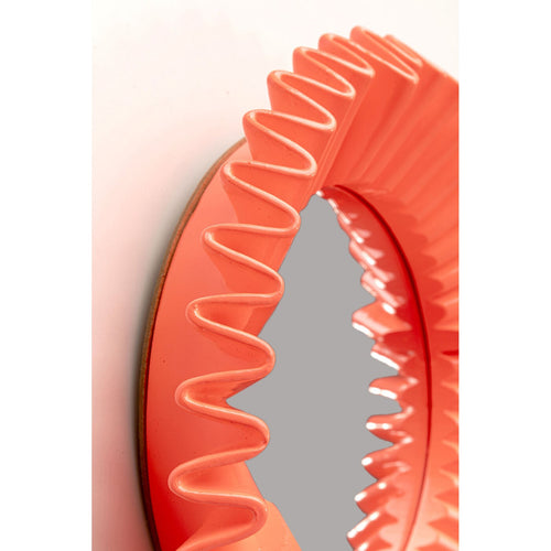 Kare Design Spiegel Hermosa Ø32cm oranje