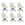 Furnhouse eetkamerstoel Helena - Crème wit - Stof (Bouclé) - Set van 6