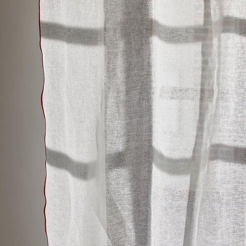 Madura Veiling Shadow witte en oranje hommel 140x350 cm