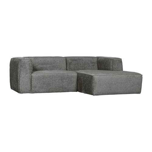 WOOOD chaise longue bank rechts Bean - Structure Velvet - Cloud Sky - 73x254x178 - vtwonen shop