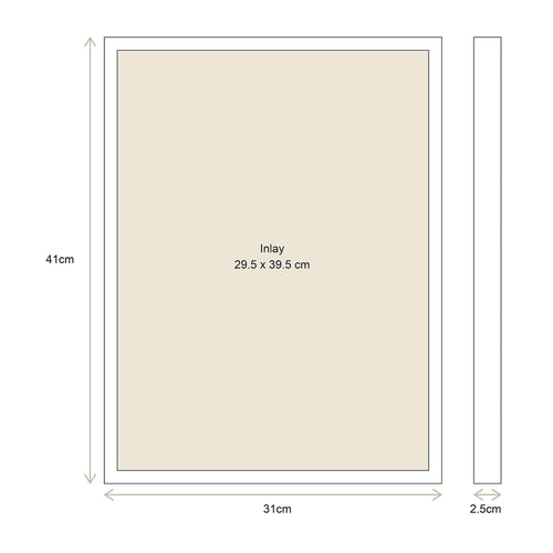 vtwonen - Fotolijst - Hangend - Bruin - Hout - 31x41x2.5cm - vtwonen shop