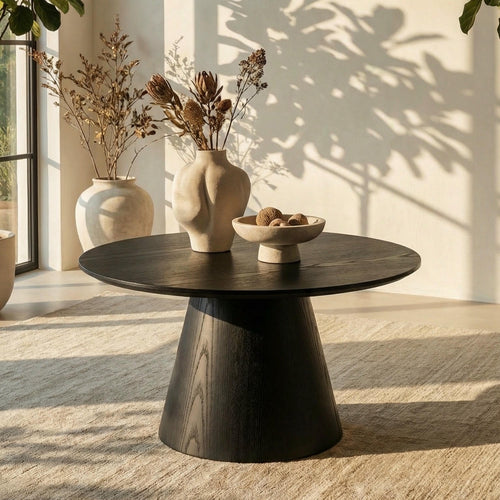 Furnhouse ronde salontafel Tango - Zwart - Ø 60 cm