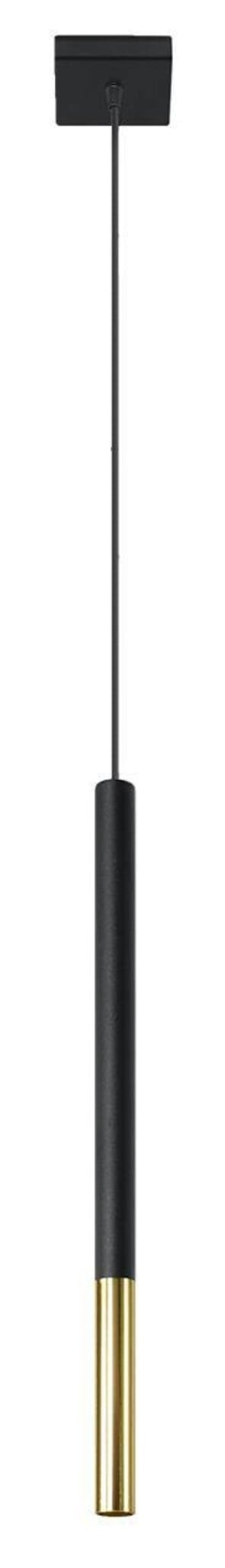 Sollux hanglamp Mozaica - 1 lichts - 8  x 100   cm - zwart goud - vtwonen shop