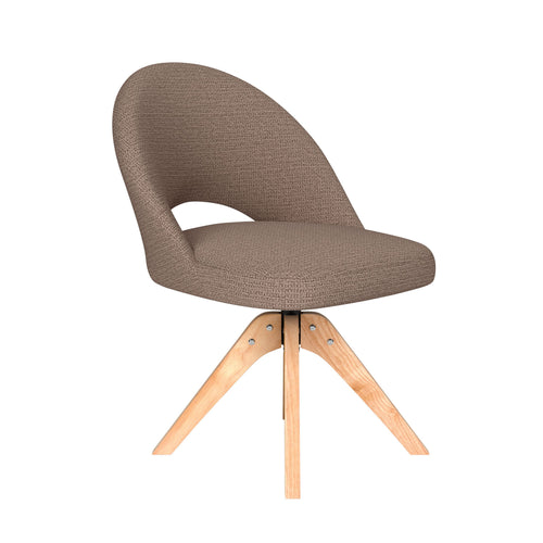 Housecraft Living Mick Eetkamerstoel Draaibaar Hout Taupe