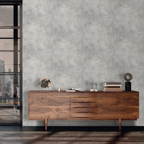 Sanders & Sanders behang betonlook grijs - 53 cm x 10 m - 640069 - vtwonen shop