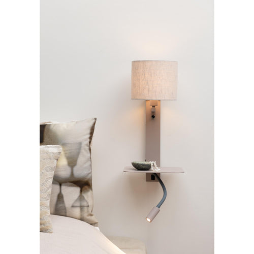 it's about RoMi wandlamp Florence - bruin - 24x24x52cm - vtwonen shop