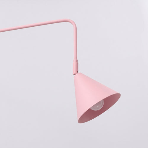 Sollux Lighting Wandlamp NOX 2 roze met schakelaar - 150x80x30cm