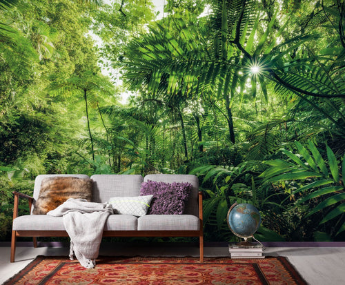 Sanders & Sanders fotobehang jungle-motief groen - 400 x 250 cm - 612523 - vtwonen shop