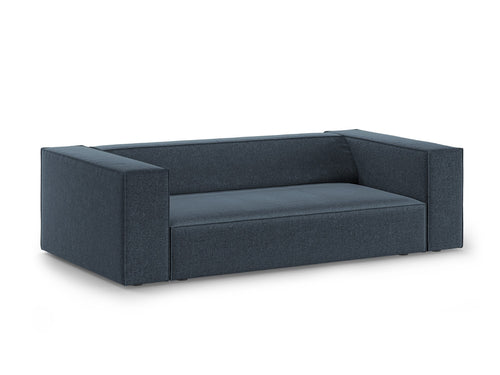 Cosmopolitan Design Bank Arendal 2-zits, chenille koningsblauw - 102x180x70cm