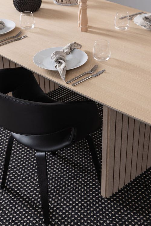 Rebellenclub Eetkamertafel Boden - 220 x 105cm - Licht Eiken - vtwonen shop