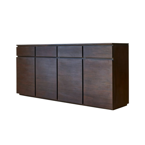 Tikamoon Massief mahoniehouten buffet 200 cm - Bruin - vtwonen shop