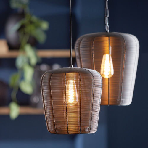 Light & Living hanglamp Adeta - zwart - Ø31cm