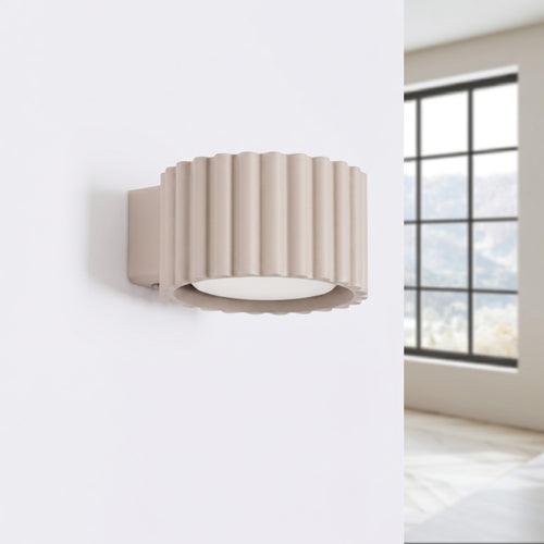 Sollux Lighting Wandlamp AURA taupe Gx53 - 10x12x6cm