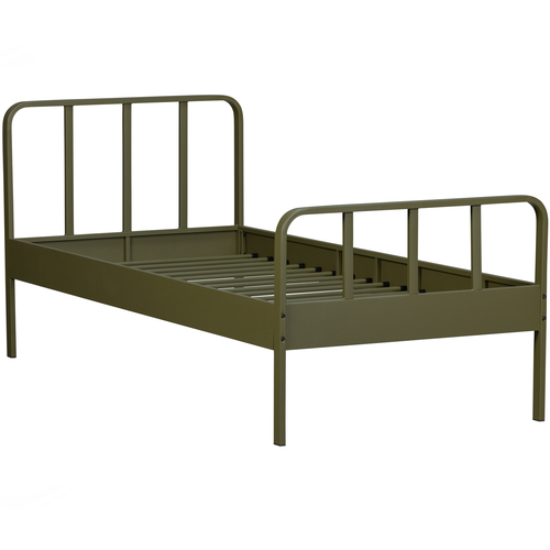 WOOOD bed Mees - Metaal - Army - 90x208x95 - vtwonen shop