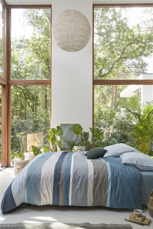 Beddinghouse dekbedovertrek Lennart - 240x200/220 cm - blauw - vtwonen shop