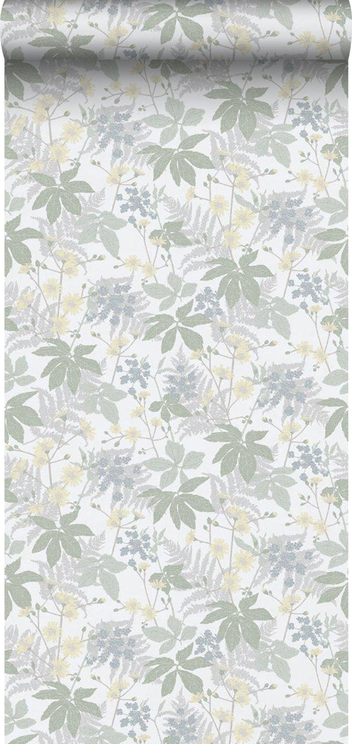 Borastapeter behang bladeren lichtgroen - 53 cm x 10.05 m - 660331 - vtwonen shop
