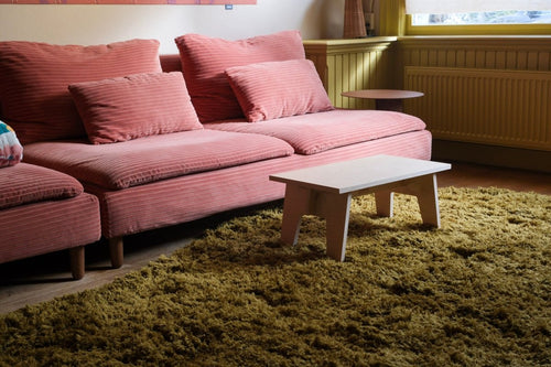 Interieur05 vloerkleed Pilo - hoogpolig - olijfgroen - 160 x 230 cm