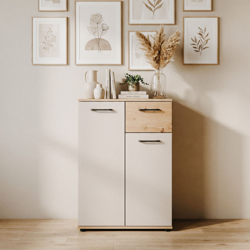 Calicosy - Dressoir LINO - licht hout 60x35x85,5 cm