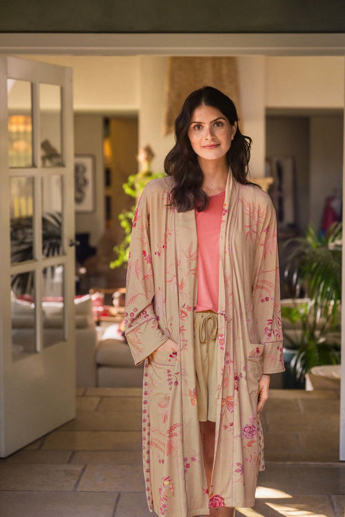 Pip Studio - Nisha Kimono Dames - Marigold - Roze - S