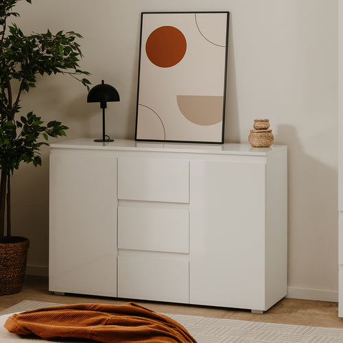 Calicosy - Sideboard 2 Deuren 3 Laden Pretoria - 40x120x80,5 cm