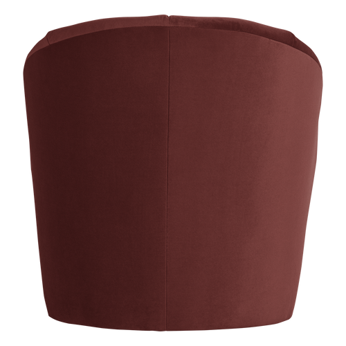 WOOOD draaifauteuil Mojo - Velvet - Kastanjebruin - 75x68x77