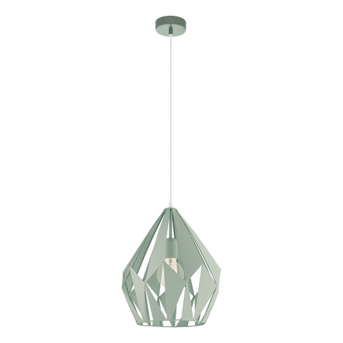 EGLO hanglamp Carlton-P - Ø31 cm - e27 - groen - vtwonen shop