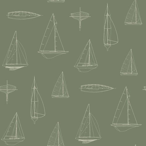 ESTAhome behang boten groen - 50 x 900 cm - 132087